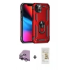 MARSİLYAN™- iPhone 14 Plus Kılıf Ahenk Klasik Koleksiyonu - Siyah Mat Seramik Nano Ekran Koruyucu + Raze Metal Kamera Lens - MR