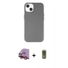 MARSİLYAN™- iPhone 14 Plus Kılıf Ahenk Serisi - Siyah Joko Magic 5D Hayalet Cam + Raze Metal Kamera Lens - KI