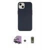 MARSİLYAN™- iPhone 14 Plus Kılıf Ahenk Serisi - Siyah Joko Magic 5D Hayalet Cam + Raze Metal Kamera Lens - SH