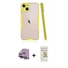 MARSİLYAN™- iPhone 14 Plus Kılıf Atlas Asil Serisi - Siyah Mat Seramik Nano Ekran Koruyucu + Raze Metal Kamera Lens - MR