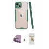 MARSİLYAN™- iPhone 14 Plus Kılıf Atlas Asil Serisi - Siyah Mat Seramik Nano Ekran Koruyucu + Raze Metal Kamera Lens - MR