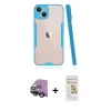 MARSİLYAN™- iPhone 14 Plus Kılıf Atlas Asil Serisi - Siyah Mat Seramik Nano Ekran Koruyucu + Raze Metal Kamera Lens - SH