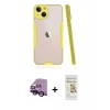 MARSİLYAN™- iPhone 14 Plus Kılıf Atlas Asil Serisi - Siyah Mat Seramik Nano Ekran Koruyucu + Raze Metal Kamera Lens - SH