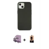 MARSİLYAN™- iPhone 14 Plus Kılıf Çekirdek Çizgi - Şeffaf Maxco Cam Ekran Koruyucu + Raze Metal Kamera Lens - MR