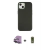 MARSİLYAN™- iPhone 14 Plus Kılıf Çekirdek Çizgi - Siyah Joko Magic 5D Hayalet Cam + Raze Metal Kamera Lens - GS