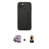 MARSİLYAN™- iPhone 14 Plus Kılıf Çekirdek Yansıma - Şeffaf Maxco Cam Ekran Koruyucu + Raze Metal Kamera Lens - MR