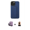 MARSİLYAN™- iPhone 14 Plus Kılıf Çekirdek Yansıma - Şeffaf Maxco Cam Ekran Koruyucu + Raze Metal Kamera Lens - SH