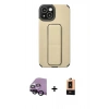 MARSİLYAN™- iPhone 14 Plus Kılıf Çekirdek Yansıma - Şeffaf Maxco Cam Ekran Koruyucu + Raze Metal Kamera Lens - SH