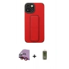 MARSİLYAN™- iPhone 14 Plus Kılıf Çekirdek Yansıma - Siyah Joko Magic 5D Hayalet Cam + Raze Metal Kamera Lens - KI