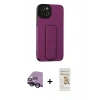 MARSİLYAN™- iPhone 14 Plus Kılıf Çekirdek Yansıma - Siyah Mat Seramik Nano Ekran Koruyucu + Raze Metal Kamera Lens - SH