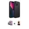 MARSİLYAN™- iPhone 14 Plus Kılıf Kozmos Yansıma Özel Seri - Şeffaf Maxco Cam Ekran Koruyucu + Raze Metal Kamera Lens - MR