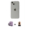 MARSİLYAN™- iPhone 14 Plus Kılıf Kutup Doku Koleksiyonu - Şeffaf Maxco Cam Ekran Koruyucu + Raze Metal Kamera Lens - GS