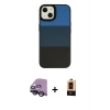 MARSİLYAN™- iPhone 14 Plus Kılıf Kutup Özel Seri - Şeffaf Maxco Cam Ekran Koruyucu + Raze Metal Kamera Lens - SH