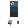 MARSİLYAN™- iPhone 14 Plus Kılıf Kutup Özel Seri - Siyah Joko Magic 5D Hayalet Cam + Raze Metal Kamera Lens - KI