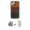 MARSİLYAN™- iPhone 14 Plus Kılıf Kutup Özel Seri - Siyah Mat Seramik Nano Ekran Koruyucu + Raze Metal Kamera Lens - GS