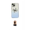 MARSİLYAN™- iPhone 14 Plus Kılıf Kutup Yansıma Özel Seri - Şeffaf Maxco Cam Ekran Koruyucu