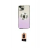 MARSİLYAN™- iPhone 14 Plus Kılıf Kutup Yansıma Özel Seri - Şeffaf Maxco Cam Ekran Koruyucu
