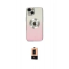 MARSİLYAN™- iPhone 14 Plus Kılıf Kutup Yansıma Özel Seri - Şeffaf Maxco Cam Ekran Koruyucu