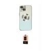 MARSİLYAN™- iPhone 14 Plus Kılıf Kutup Yansıma Özel Seri - Şeffaf Maxco Cam Ekran Koruyucu
