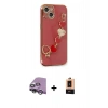 MARSİLYAN™- iPhone 14 Plus Kılıf Nova Işık Prime - Şeffaf Maxco Cam Ekran Koruyucu + Raze Metal Kamera Lens - GS