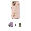 MARSİLYAN™- iPhone 14 Plus Kılıf Nova Işık Prime - Siyah Joko Magic 5D Hayalet Cam + Raze Metal Kamera Lens - GS