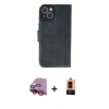 MARSİLYAN™- iPhone 14 Plus Kılıf Siluet Işık Serisi - Şeffaf Maxco Cam Ekran Koruyucu + Raze Metal Kamera Lens - KI