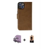 MARSİLYAN™- iPhone 14 Plus Kılıf Siluet Işık Serisi - Şeffaf Maxco Cam Ekran Koruyucu + Raze Metal Kamera Lens - GS