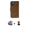MARSİLYAN™- iPhone 14 Plus Kılıf Siluet Işık Serisi - Şeffaf Maxco Cam Ekran Koruyucu + Raze Metal Kamera Lens - SH