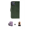 MARSİLYAN™- iPhone 14 Plus Kılıf Siluet Işık Serisi - Şeffaf Maxco Cam Ekran Koruyucu + Raze Metal Kamera Lens - GS