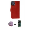 MARSİLYAN™- iPhone 14 Plus Kılıf Siluet Işık Serisi - Siyah 360 Mat Full Body Arka Koruyucu + Raze Metal Kamera Lens - KI