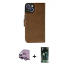 MARSİLYAN™- iPhone 14 Plus Kılıf Siluet Işık Serisi - Siyah 360 Mat Full Body Arka Koruyucu + Raze Metal Kamera Lens - MR