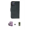 MARSİLYAN™- iPhone 14 Plus Kılıf Siluet Işık Serisi - Siyah Joko Magic 5D Hayalet Cam + Raze Metal Kamera Lens - MR