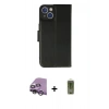 MARSİLYAN™- iPhone 14 Plus Kılıf Siluet Işık Serisi - Siyah Joko Magic 5D Hayalet Cam + Raze Metal Kamera Lens - GS