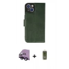 MARSİLYAN™- iPhone 14 Plus Kılıf Siluet Işık Serisi - Siyah Joko Magic 5D Hayalet Cam + Raze Metal Kamera Lens - SH