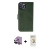 MARSİLYAN™- iPhone 14 Plus Kılıf Siluet Işık Serisi - Siyah Mat Seramik Nano Ekran Koruyucu + Raze Metal Kamera Lens - GS