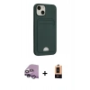 MARSİLYAN™- iPhone 14 Plus Kılıf Vadi Çizgi Prime - Şeffaf Maxco Cam Ekran Koruyucu + Raze Metal Kamera Lens - MR