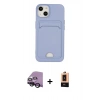 MARSİLYAN™- iPhone 14 Plus Kılıf Vadi Çizgi Prime - Şeffaf Maxco Cam Ekran Koruyucu + Raze Metal Kamera Lens - SH