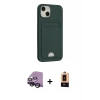 MARSİLYAN™- iPhone 14 Plus Kılıf Vadi Çizgi Prime - Şeffaf Maxco Cam Ekran Koruyucu + Raze Metal Kamera Lens - SH