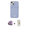 MARSİLYAN™- iPhone 14 Plus Kılıf Vadi Çizgi Prime - Siyah Mat Seramik Nano Ekran Koruyucu + Raze Metal Kamera Lens - GS