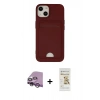MARSİLYAN™- iPhone 14 Plus Kılıf Vadi Çizgi Prime - Siyah Mat Seramik Nano Ekran Koruyucu + Raze Metal Kamera Lens - MR