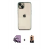 MARSİLYAN™- iPhone 14 Plus Kılıf Vadi Minimal - Şeffaf Maxco Cam Ekran Koruyucu + Raze Metal Kamera Lens - SH