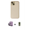 MARSİLYAN™- iPhone 14 Plus Kılıf Yadigar Klasik - Siyah Joko Magic 5D Hayalet Cam + Raze Metal Kamera Lens - GS