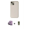 MARSİLYAN™- iPhone 14 Plus Kılıf Yadigar Klasik - Siyah Joko Magic 5D Hayalet Cam + Raze Metal Kamera Lens - GS
