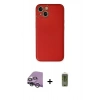 MARSİLYAN™- iPhone 14 Plus Kılıf Yadigar Klasik - Siyah Joko Magic 5D Hayalet Cam + Raze Metal Kamera Lens - GS