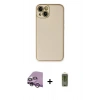 MARSİLYAN™- iPhone 14 Plus Kılıf Yadigar Klasik - Siyah Joko Magic 5D Hayalet Cam + Raze Metal Kamera Lens - MR