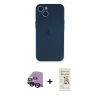 MARSİLYAN™- iPhone 14 Plus Kılıf Yadigar Yansıma Serisi - Siyah Mat Seramik Nano Ekran Koruyucu + Raze Metal Kamera Lens - SH