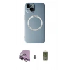 MARSİLYAN™- iPhone 14 Plus Kılıf Zirve Klasik Prime - Siyah Joko Magic 5D Hayalet Cam + Raze Metal Kamera Lens - MR