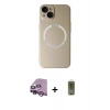 MARSİLYAN™- iPhone 14 Plus Kılıf Zirve Klasik Prime - Siyah Joko Magic 5D Hayalet Cam + Raze Metal Kamera Lens - MR