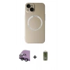 MARSİLYAN™- iPhone 14 Plus Kılıf Zirve Klasik Prime - Siyah Joko Magic 5D Hayalet Cam + Raze Metal Kamera Lens - SH