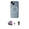 MARSİLYAN™- iPhone 14 Plus Kılıf Zirve Klasik Prime - Siyah Joko Magic 5D Hayalet Cam + Raze Metal Kamera Lens - SH